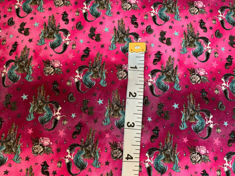 Coton Spandex sirène halloween