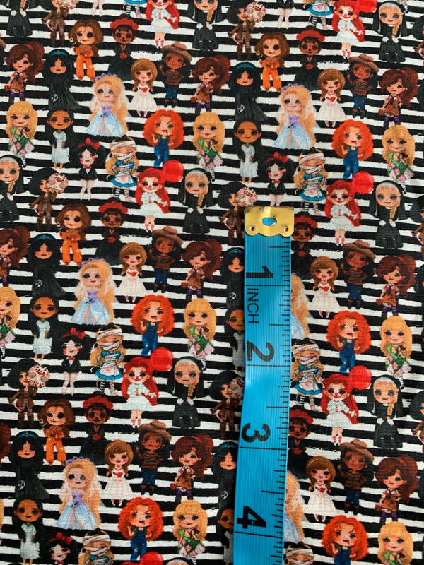 100% coton popeline princesse halloween