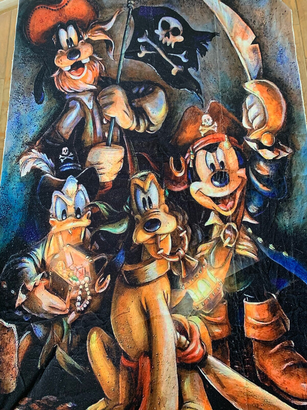 Ratine 100% polyester Mickey mouse