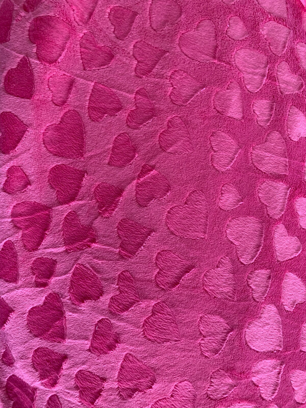 Coeur rose foncé