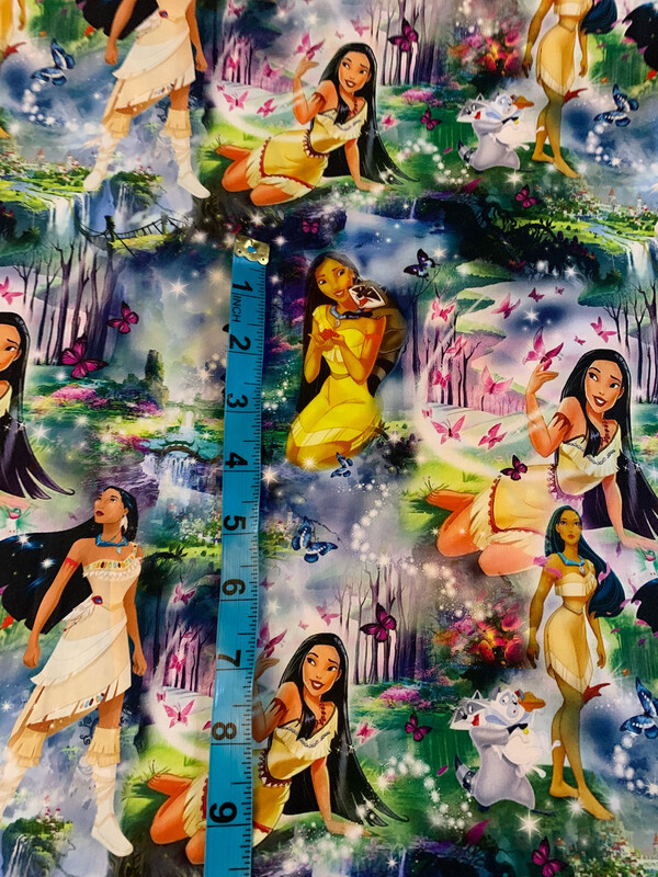 100% coton popeline Pocahontas
