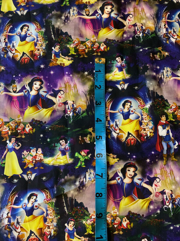 100% coton popeline blanche neige