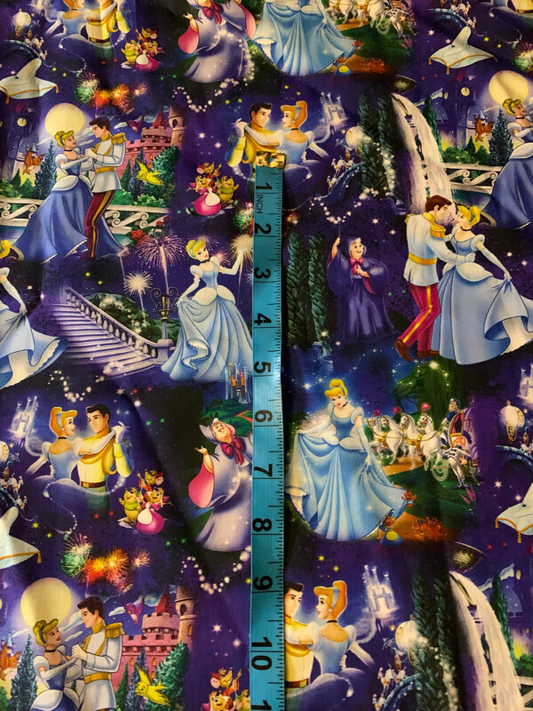 100% coton popeline cendrillon
