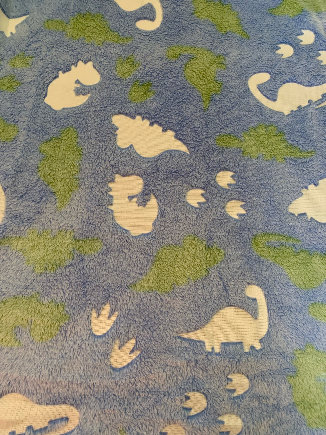 Tissu phosphorescent dinosaure
