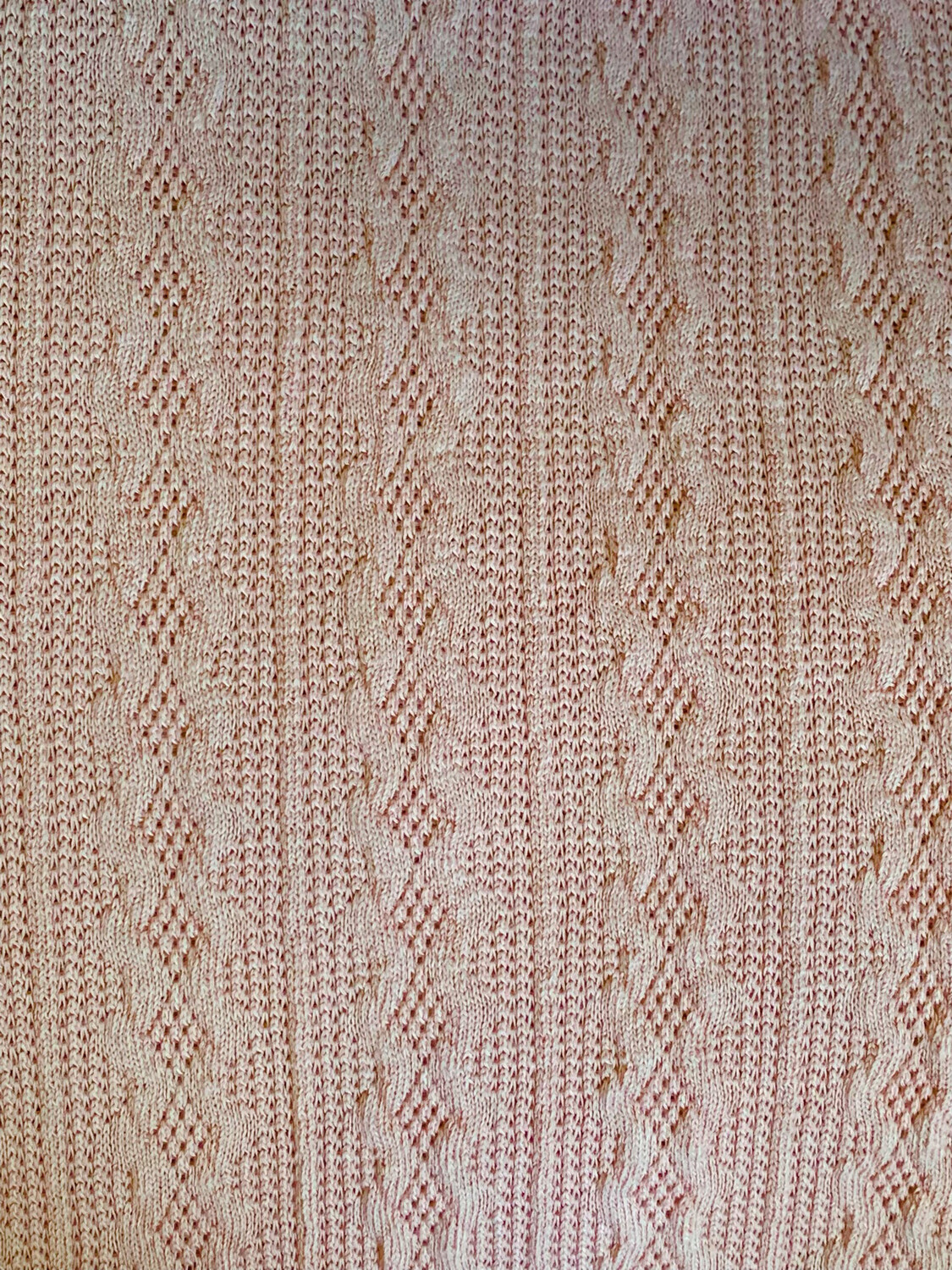 Lainage en polyester de luxe rose pale