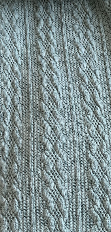 Lainage en polyester de luxe bleu vert