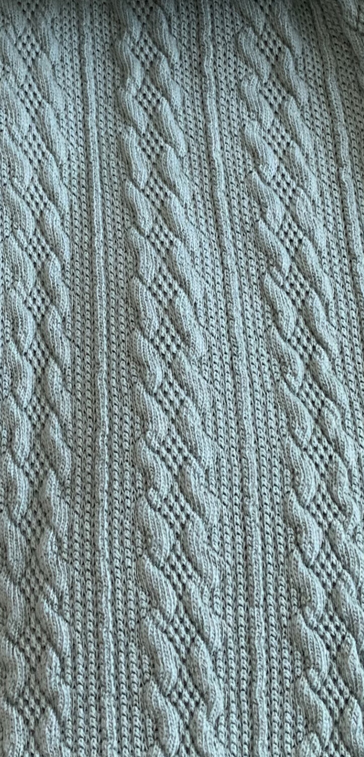 Lainage en polyester de luxe bleu vert