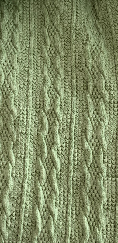 Lainage en polyester de luxe vert