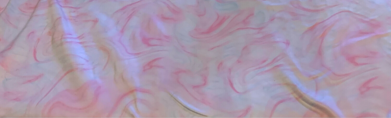 Double Brush Poly Marbre rose