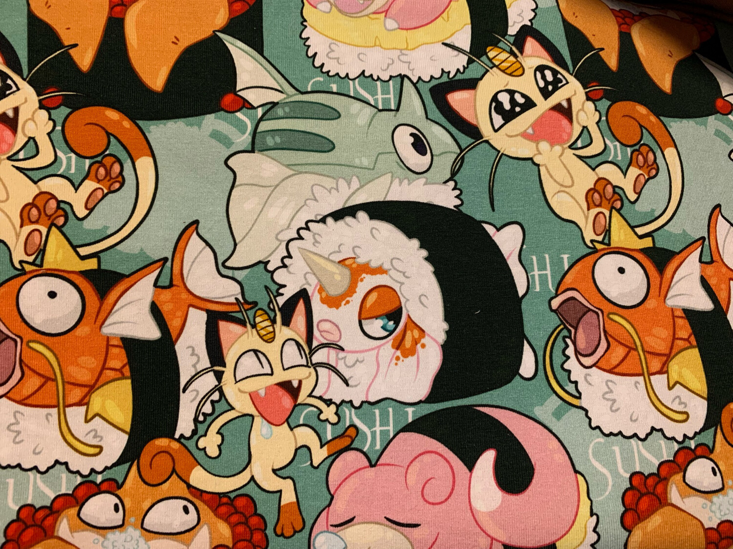 Coton Spandex Pokémon morceau 38 pouce