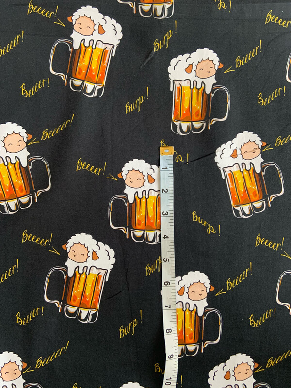 Double Brush Poly Mouton bière