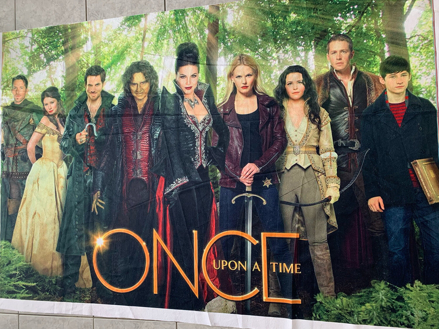 Ratine 100 % polyester Once upon a time