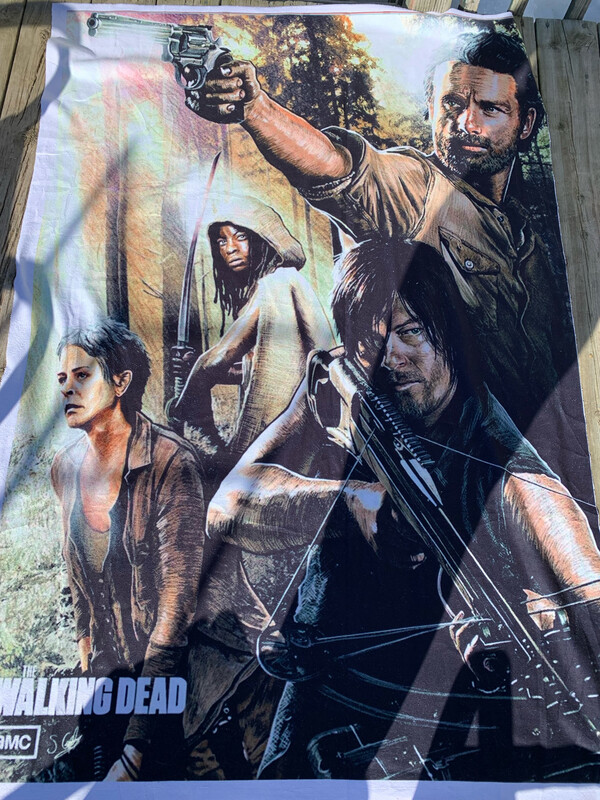 Ratine 100% polyester Walking dead
