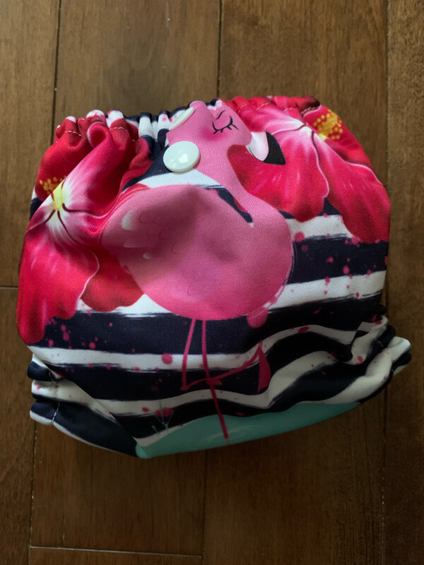 Couche Lavable flamant rose