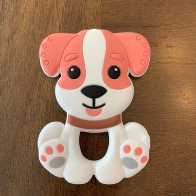 Jouet de dentition chien, Couleur: brun pâle