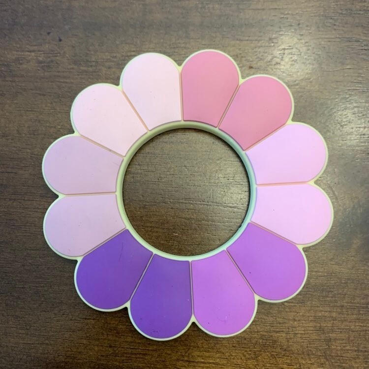 Jouet de dentition fleur, Couleur: mauve