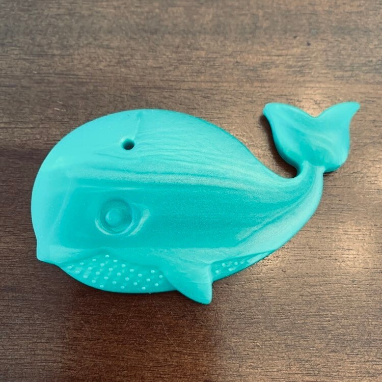 Jouet de dentition baleine, Couleur: vert