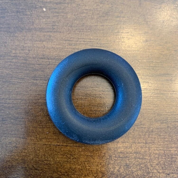 Anneau en silicone, couleur: noir