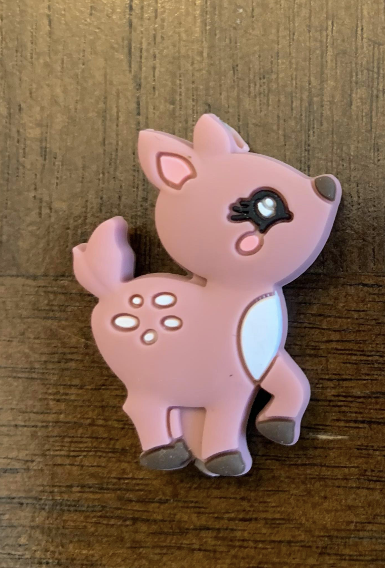 bille de dentition bambi, couleur: vieux rose
