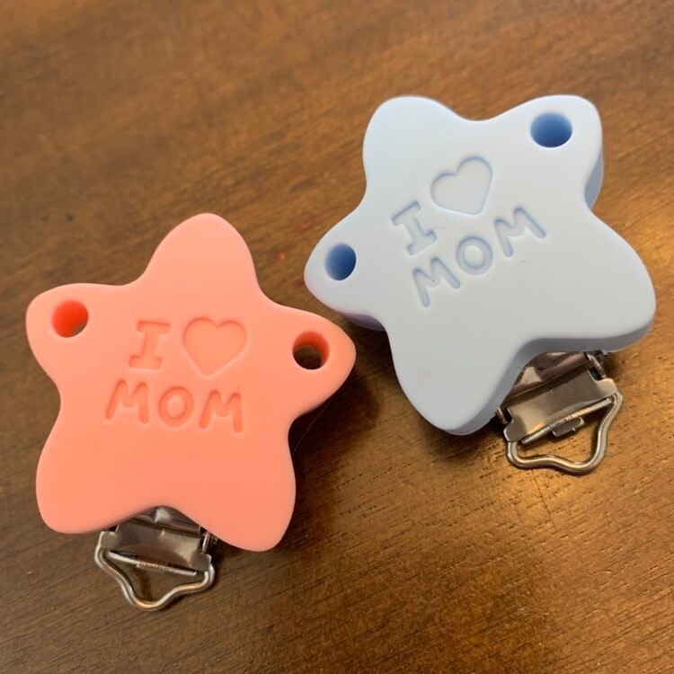 Attache suce étoile I love mom