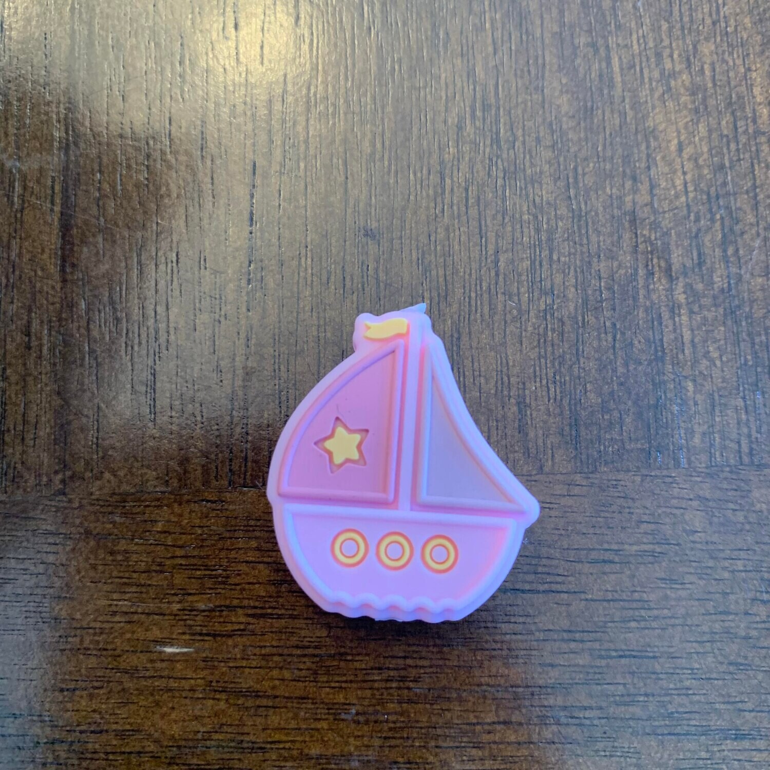 bille de dentition bateau, couleur: rose