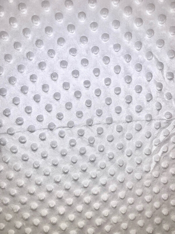 Minky Dot blanc D01