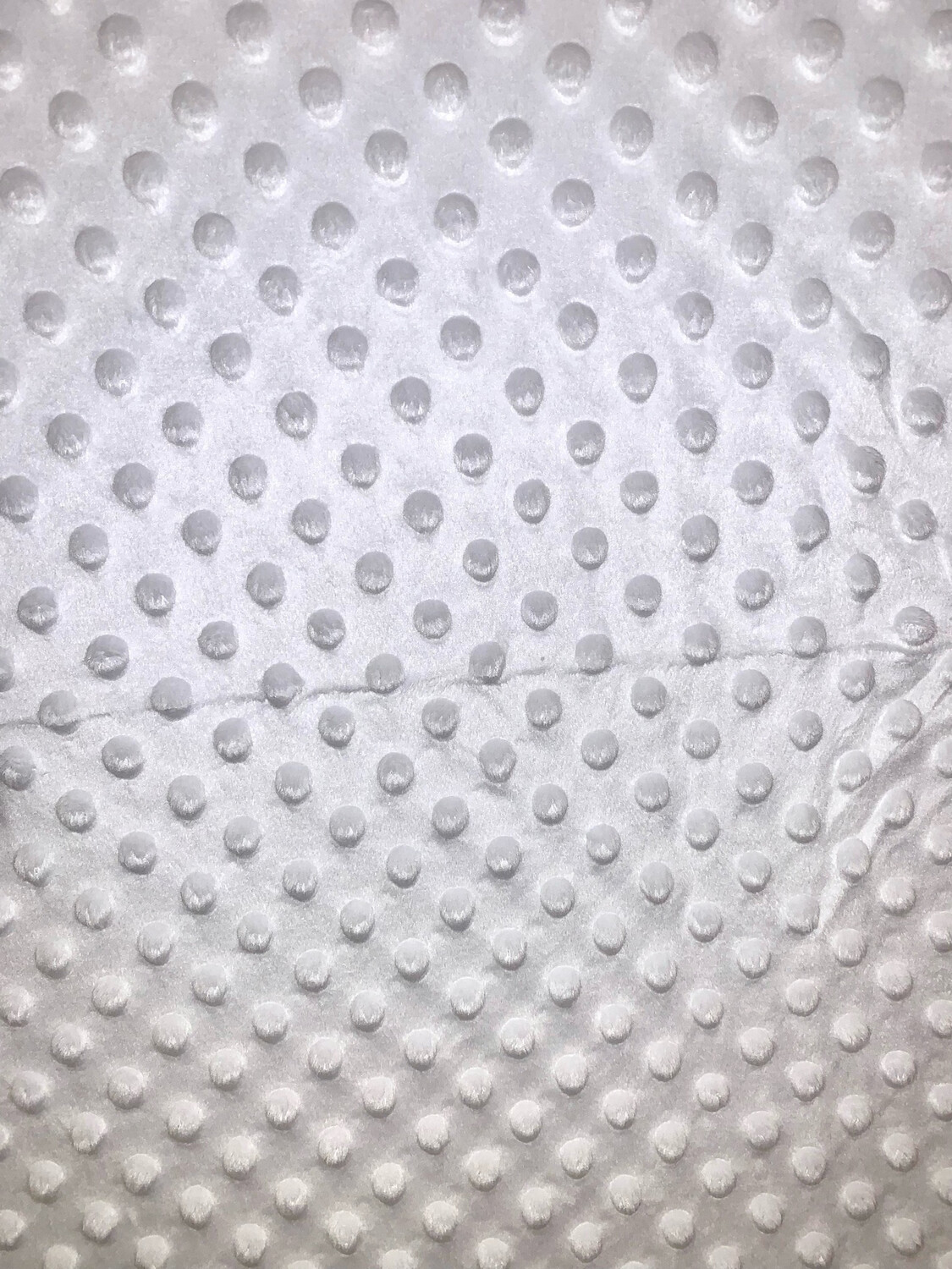 Minky Dot blanc D01