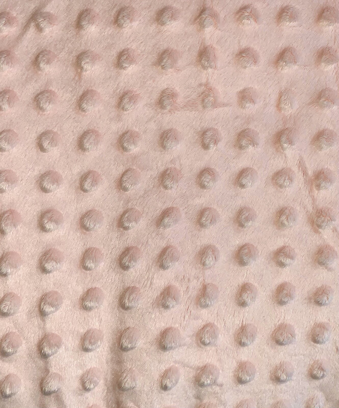 Minky Dot rose quartz D06