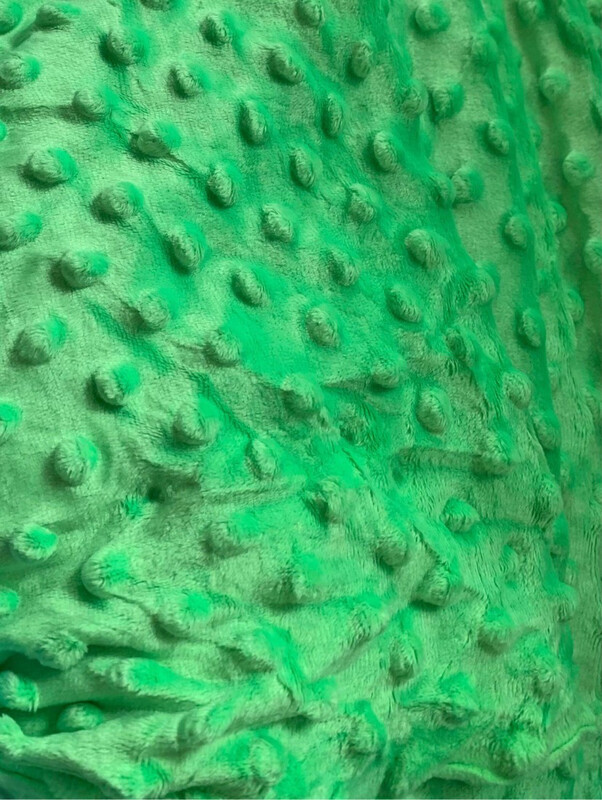Minky Dot vert grenouille