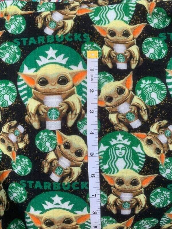 Mousseline de coton yoda