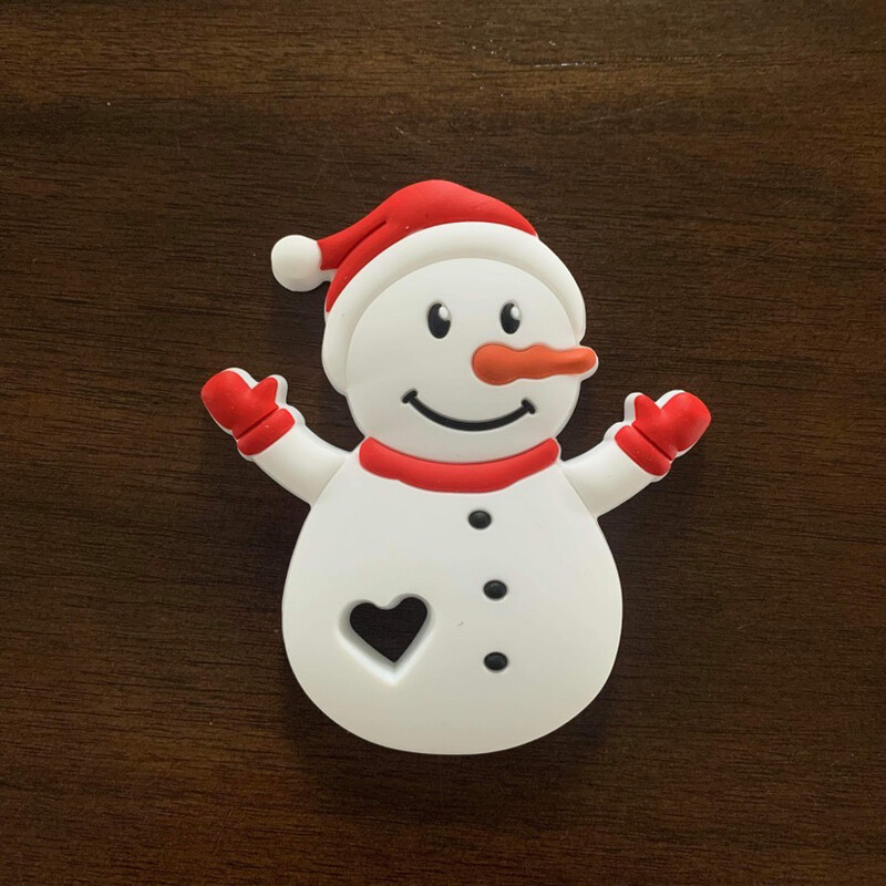 Jouet de dentition bonhomme de neige
