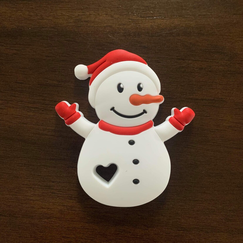 Jouet de dentition bonhomme de neige