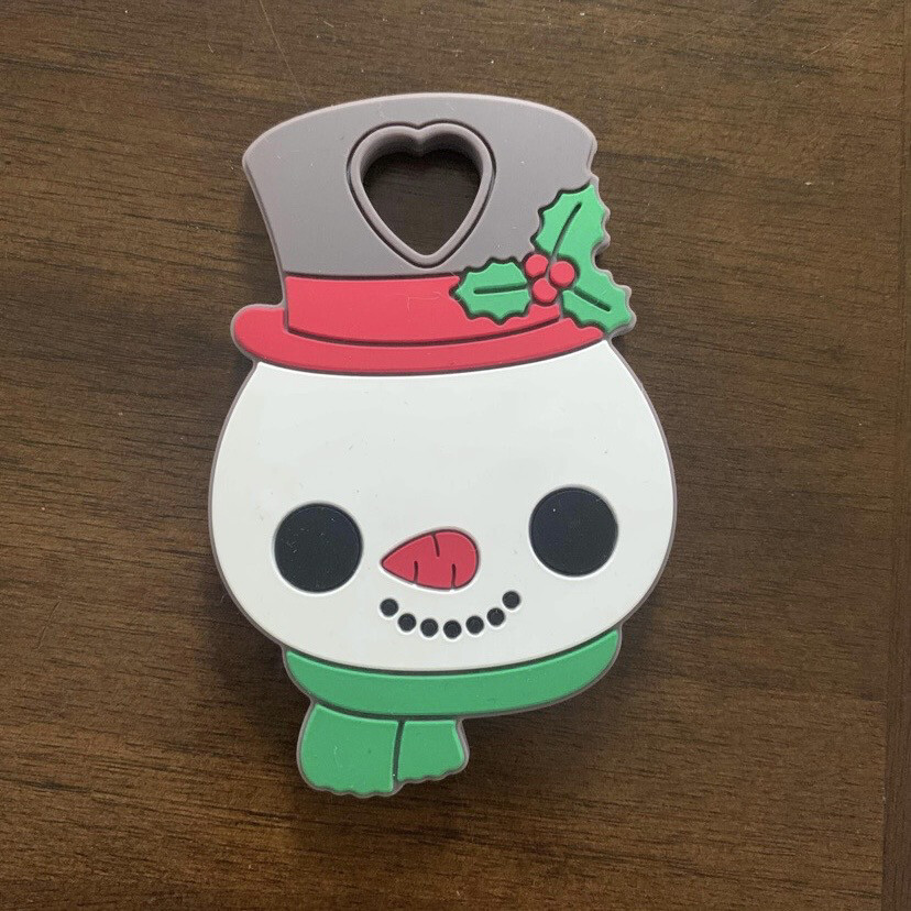 Jouet de dentition bonhomme de neige