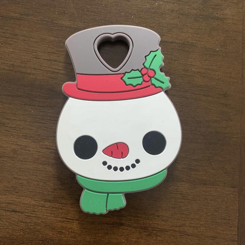 Jouet de dentition bonhomme de neige