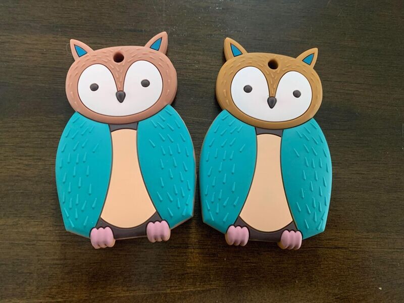Jouet de dentition hibou