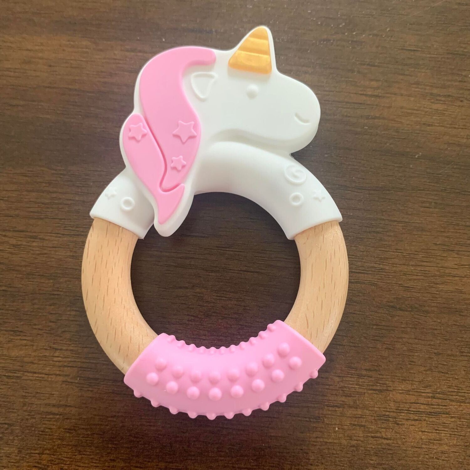 jouet de dentition licorne, Couleur: rose
