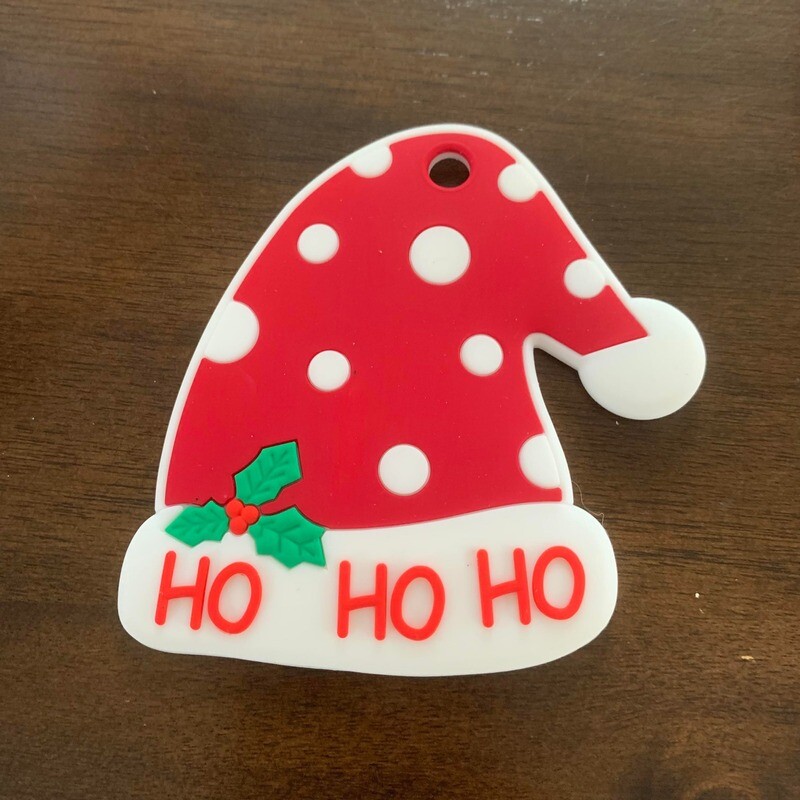 Jouet de dentition chapeau du père-noël