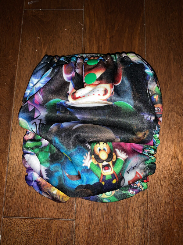 Couche Lavable luigi’s mansion