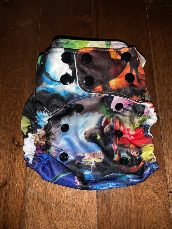 Couche Lavable dragon