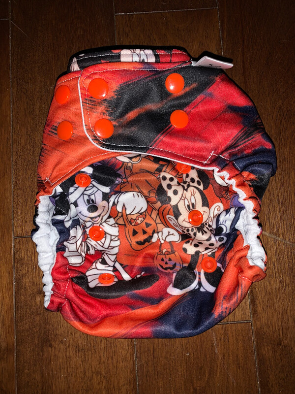 Couche Lavable Mickey Halloween 
