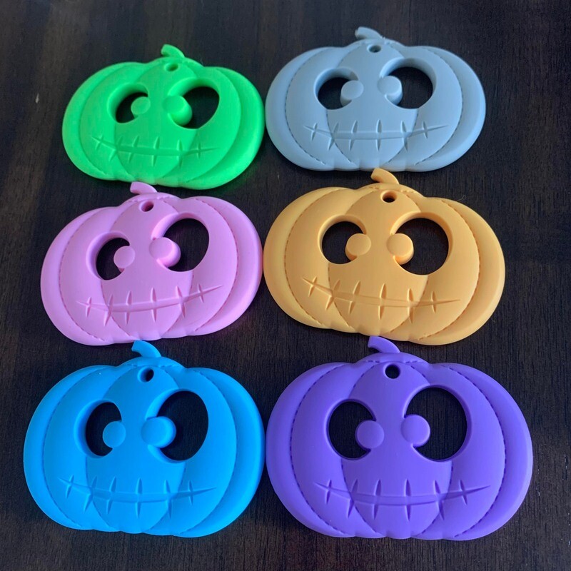 Jouet de dentition citrouille