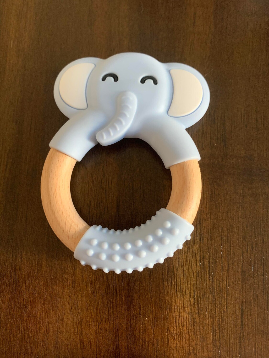 jouet de dentition éléphant, Couleur: bleu
