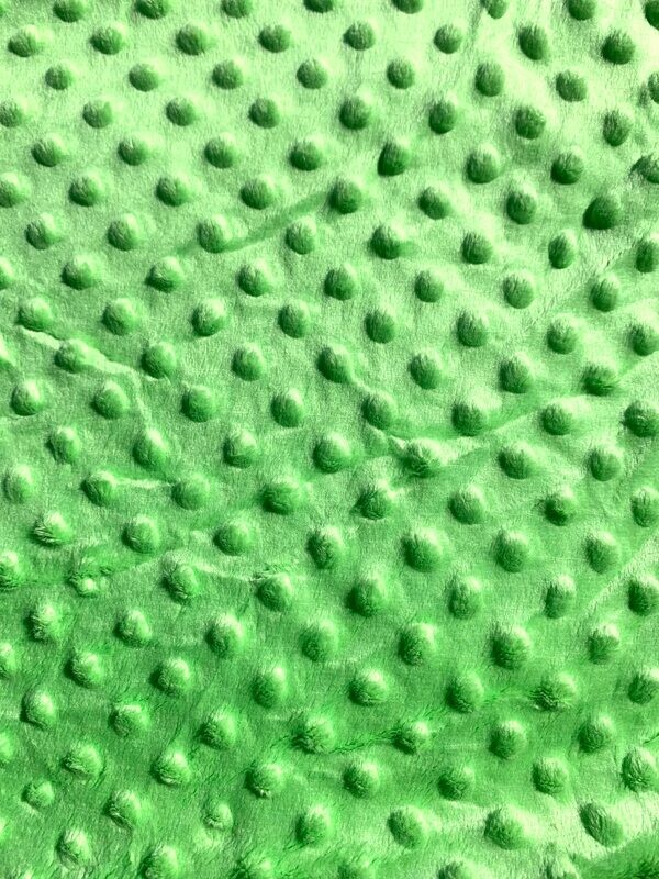 Minky Dot vert lime D24