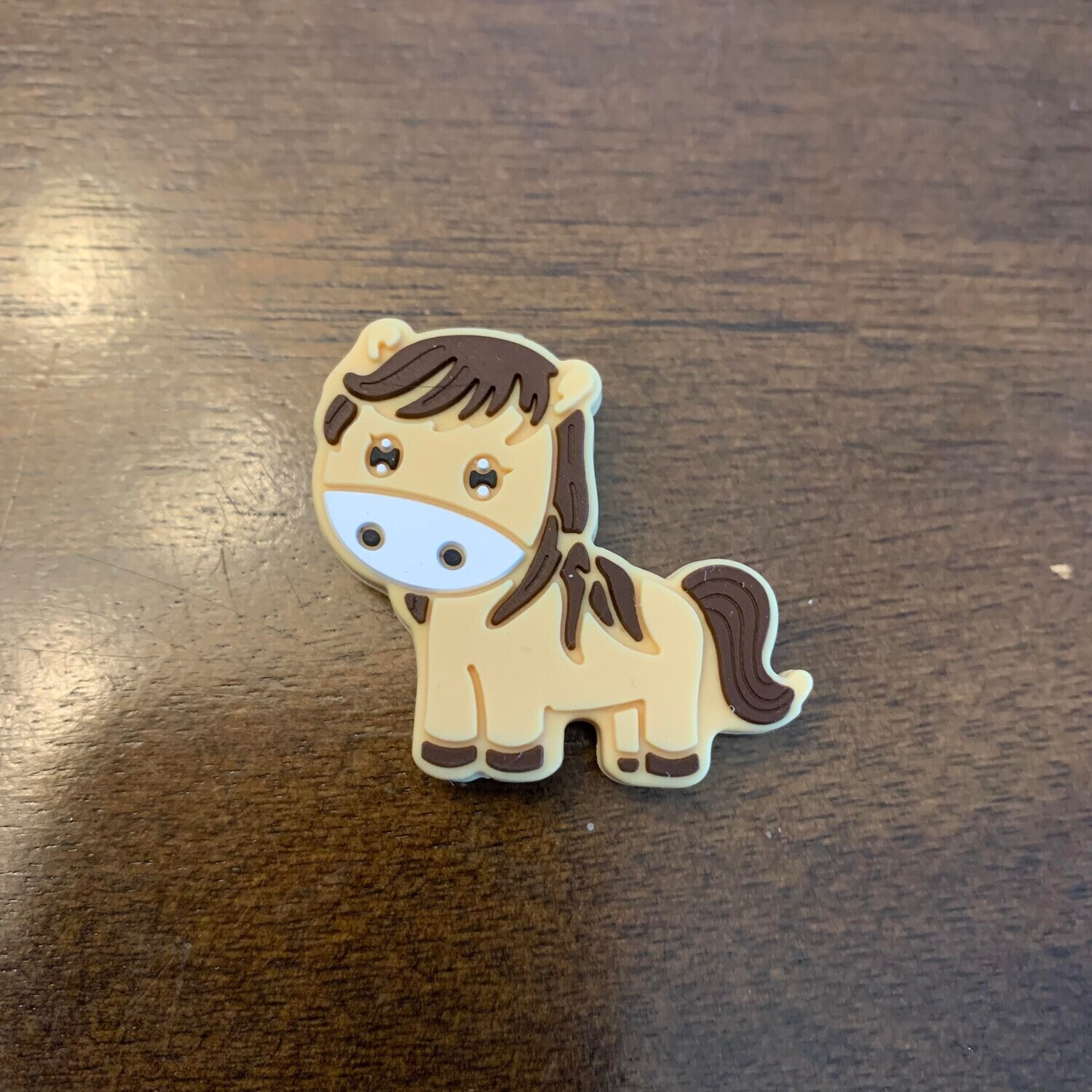 bille de dentition cheval, couleur: beige