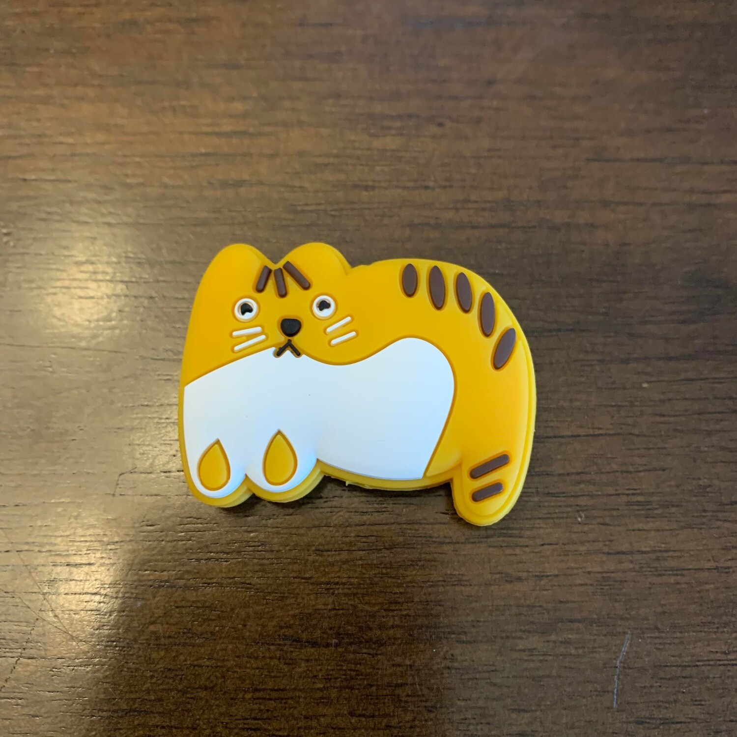 bille de dentition chat, couleur: jaune moutarde