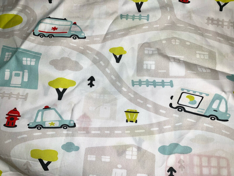 100% coton popeline auto route
