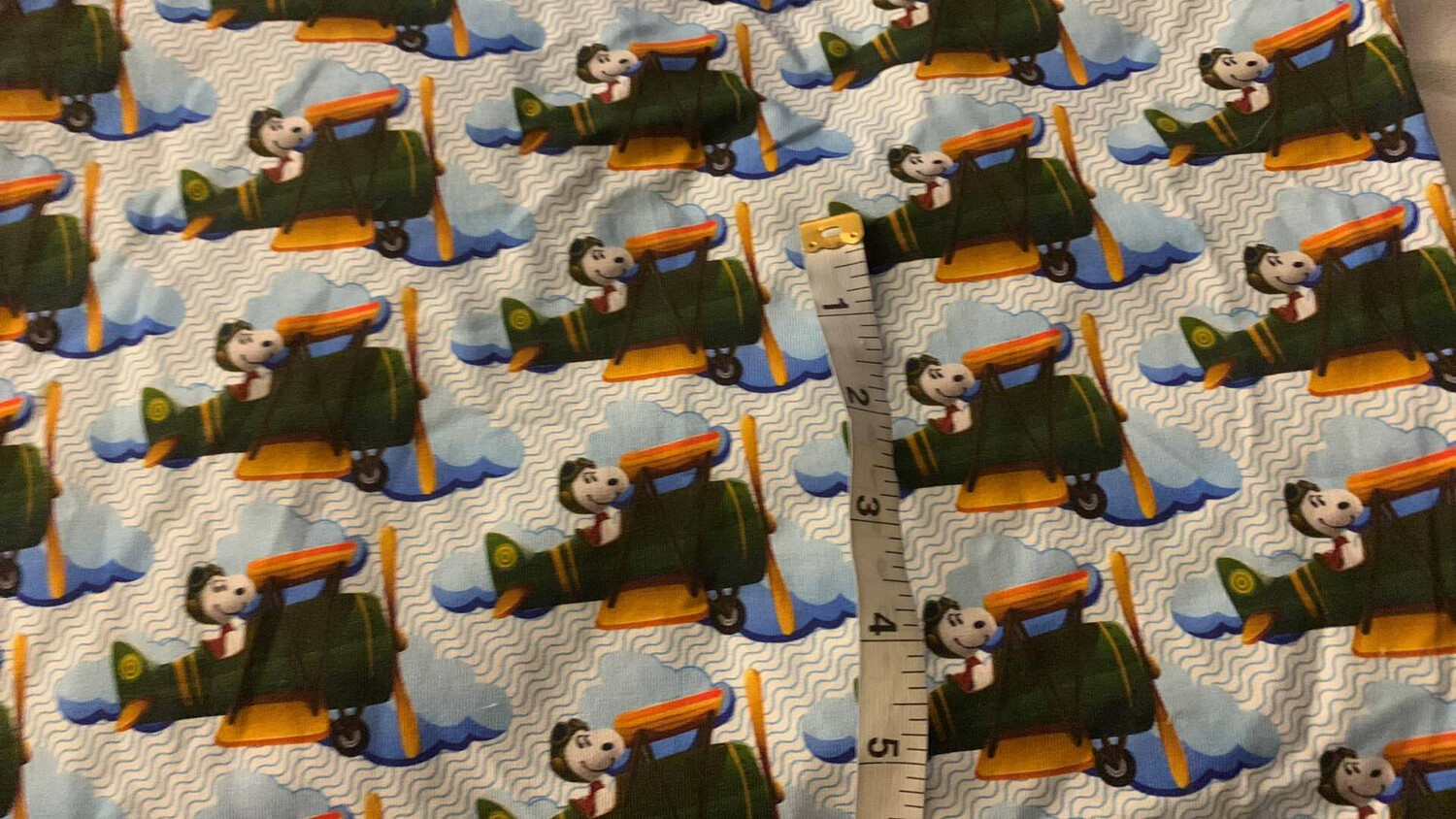 French Terry snoopy