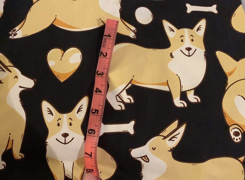 Coton Spandex Chien corgi