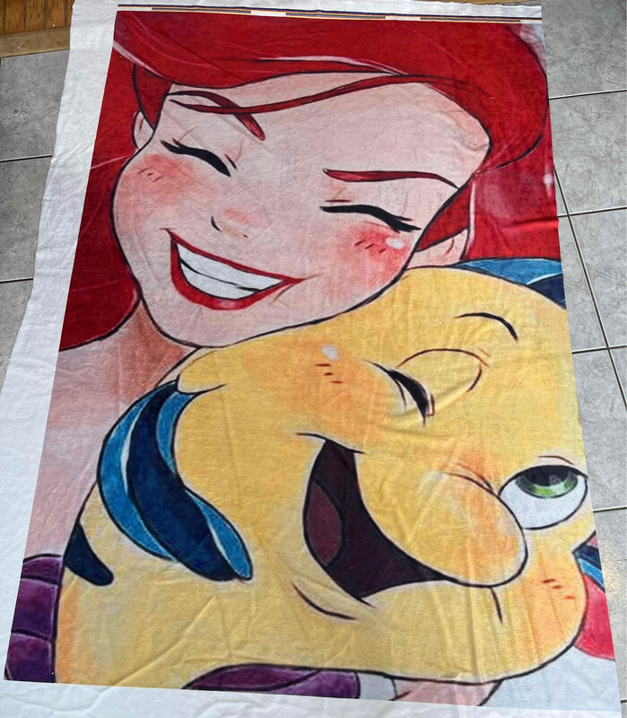 Minky Ariel princesse