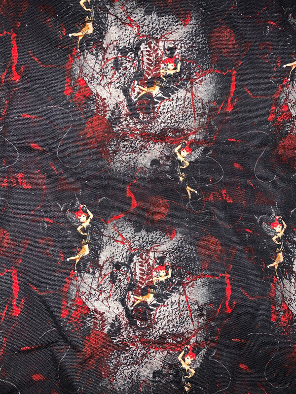 Coton Canvas fée clochette gothique